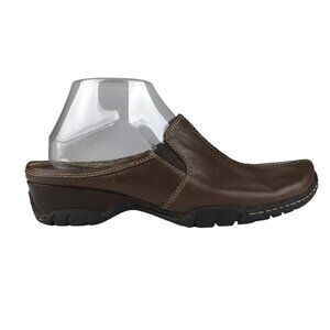 Nickels Womens Brown‎ Charmagne 50696-7 Leather Slip On Loafer Flats US 9.5 M